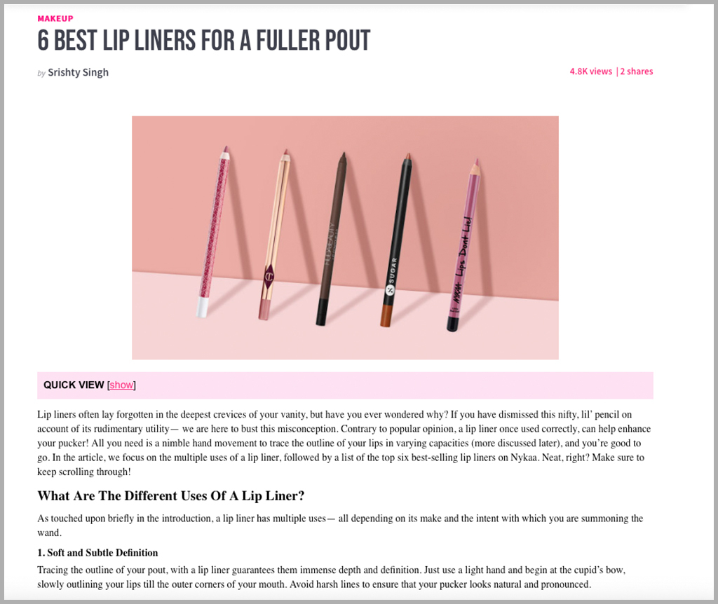 Optimize Header tags for SEO