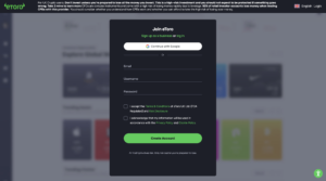 etoro signup page