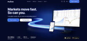 plus500 homepage